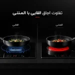 مقایسه اجاق المنتی با القایی