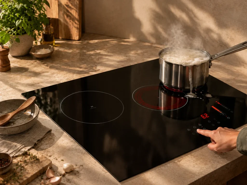 اجاق برقی و القایی چه تفاوتی در عملکرد دارند؟ فوکو